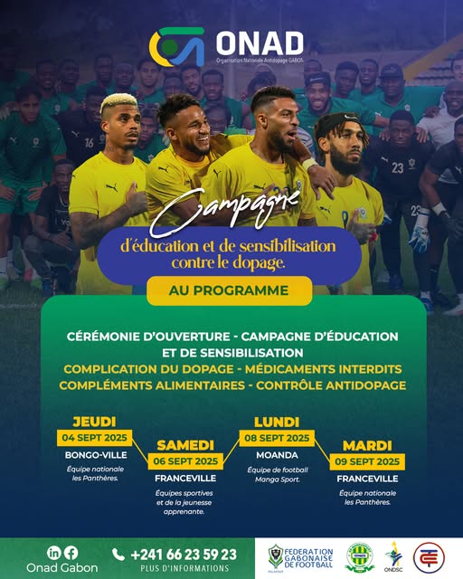 Sensibiliser pour protéger le sport propre au Gabon